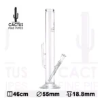 Bongo Cactus Glass wys. 46 cm szlif 18.8 mm