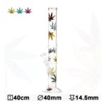 Bongo Multileaf Glass szlif 14.5 mm wysokość 40 cm