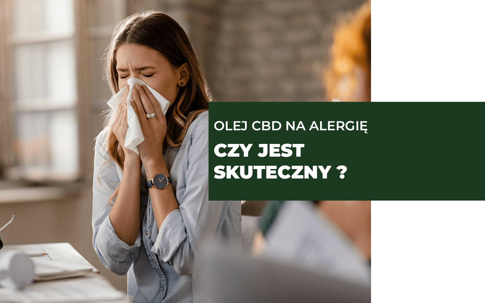 Olej CBD na alergię czy jest skuteczny?