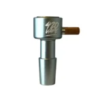 Aluminiowy cybuch do bonga 420VAPE z wyciąganym sitkiem szlif 14.5 mm