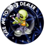 Popielniczka metalowa Dealer średnica 14 cm