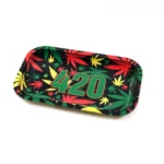 V-SYNDICATE 420 RASTA tacka do zwijania jointów rolling tray metalowa