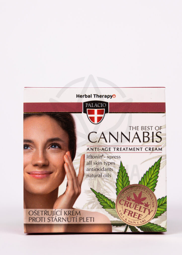 Krem do twarzy przeciwstarzeniowy Anti-Age z olejkiem konopnym