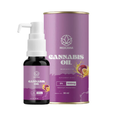 Medicanna Olej konopny CBD 5% 30 ml o smaku Marakuji